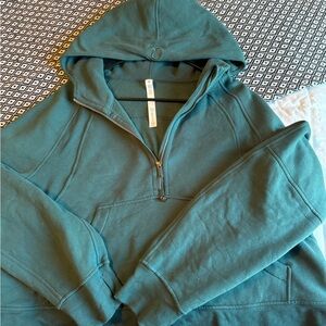Scuba hoodie Jade Green (deep green-blue?)